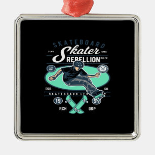 skaternas uppror julgransprydnad metall