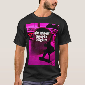 skaterskjorta, skatebowlkortrijk Belgien T-shirt