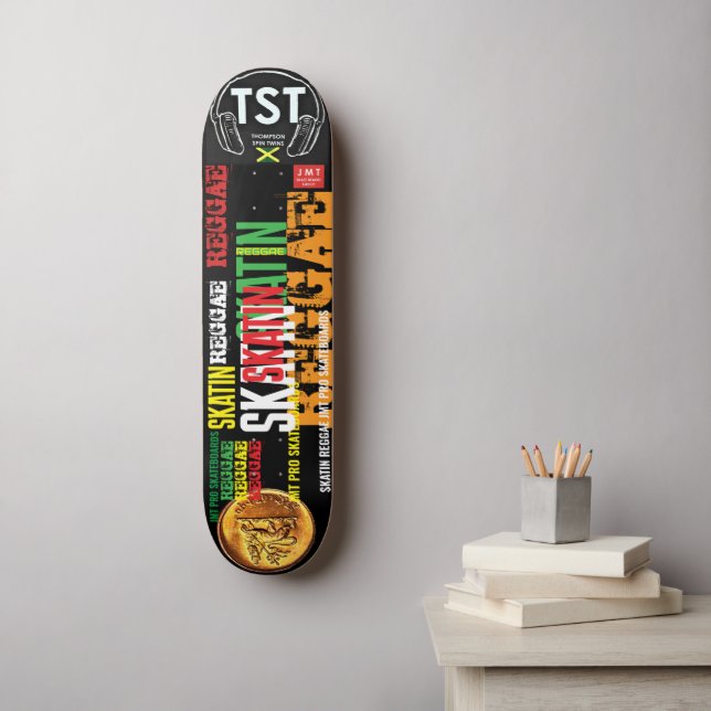 SKATIN REGGAE JMT Skateboard (Väggkonst)