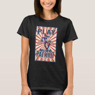 Skating farbror Sam 4:e juli Boys Kids American F T Shirt