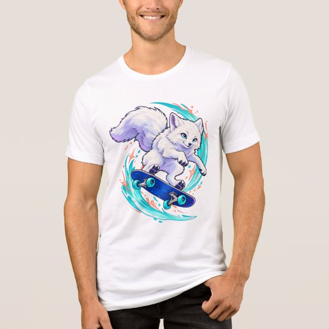 Skating Fox T-Shirt (Framsida)
