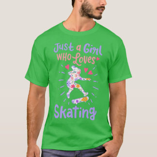 Skating Girl Skater T Shirt