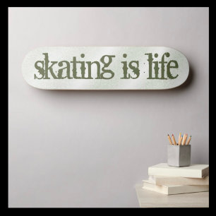 Skating Motto Mini Skateboard Bräda 18,5 Cm
