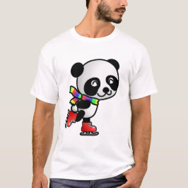 Skating Panda T Shirt