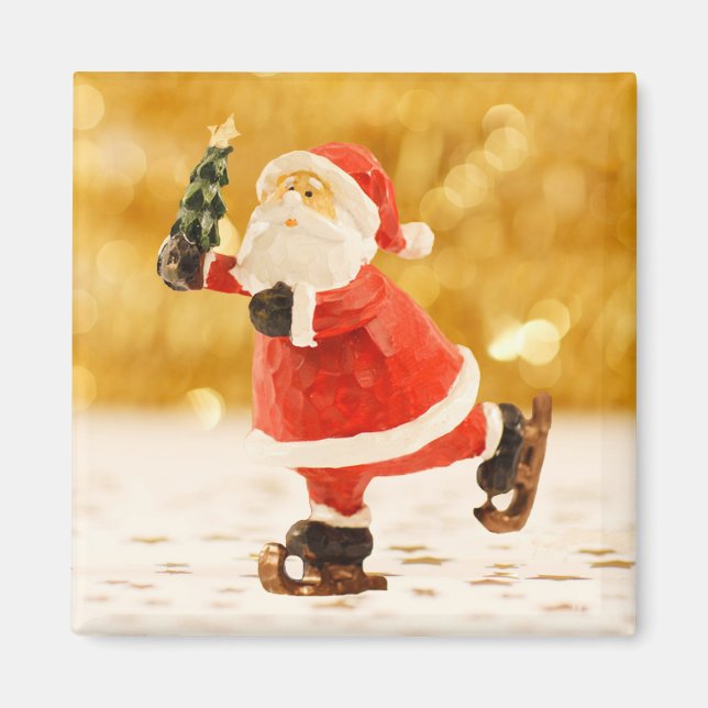 Skating Santa Magnet (Framsidan)