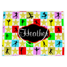 SKATING TOPPEN STAR PERSONLIG CHRISTMAS GIFT BAG