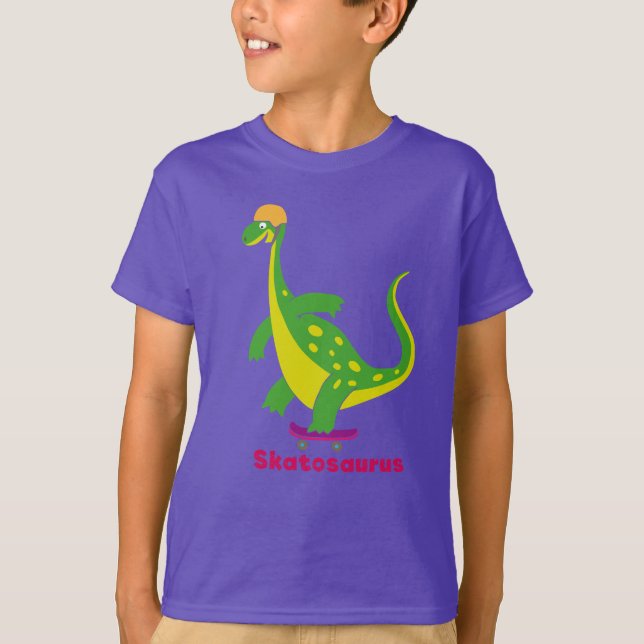 Skatosaurus T Shirt (Framsida)
