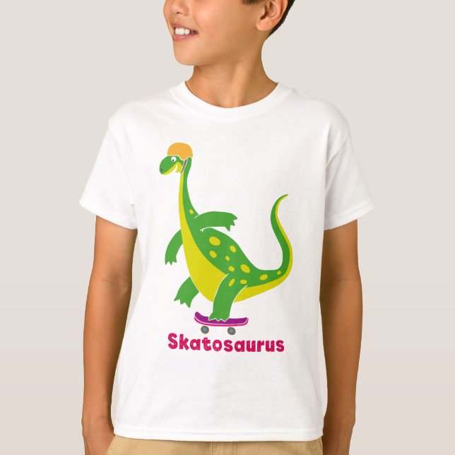 Skatosaurus white t shirt (Framsida)