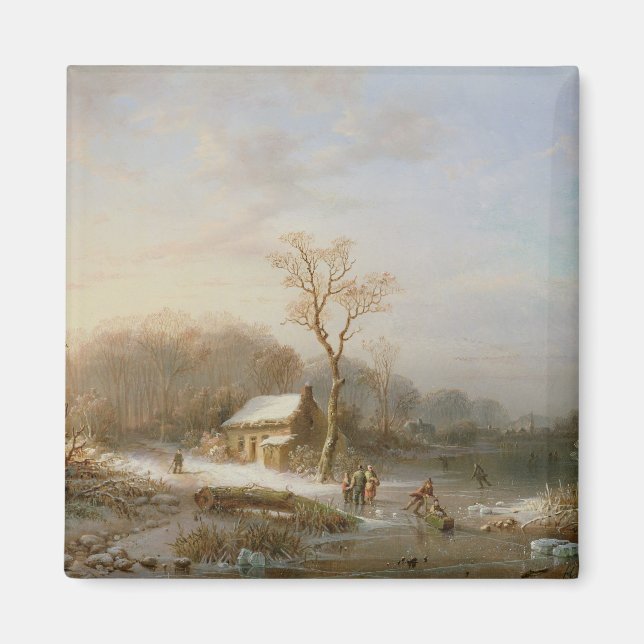 Skatscen, 1800-talet magnet (Framsidan)