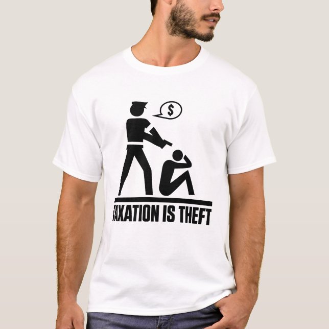 Skatt är stöldskjortan tee (Framsida)