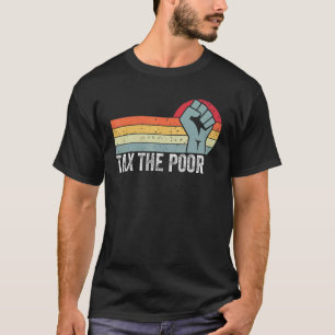 Skatt den stackars Retro-Vintagen Funny Apparel_2 T Shirt