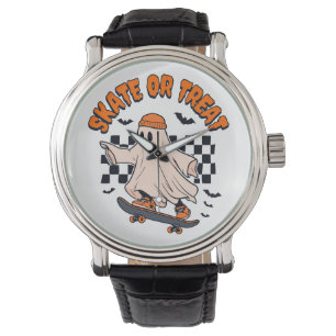 Skatt eller behandla Ghost Halloween Armbandsur