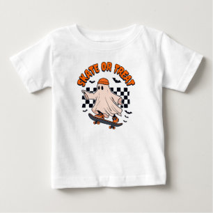 Skatt eller behandla Ghost Halloween T Shirt