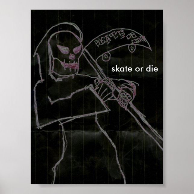 Skatt eller dö i svart poster (Framsidan)