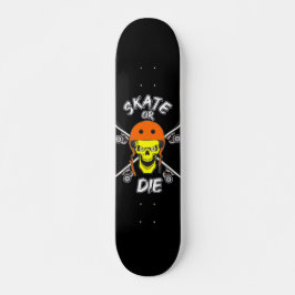 Skatt eller dö - slogan för skateboard