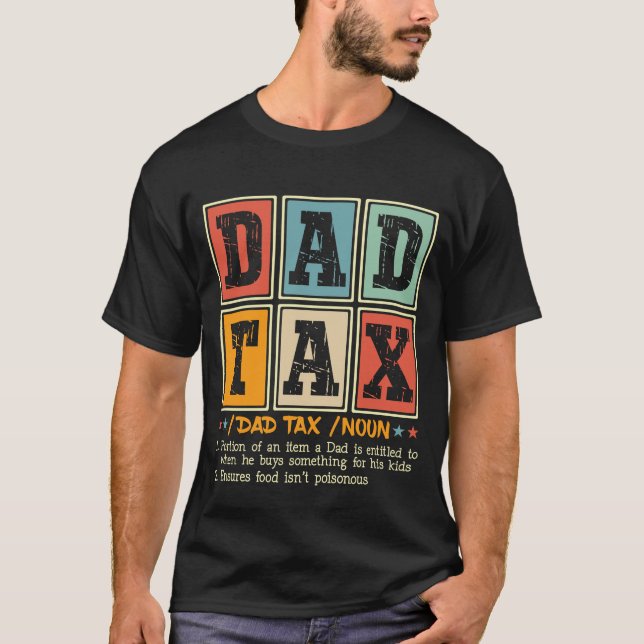 Skatt för Funny Pappa T Shirt (Framsida)