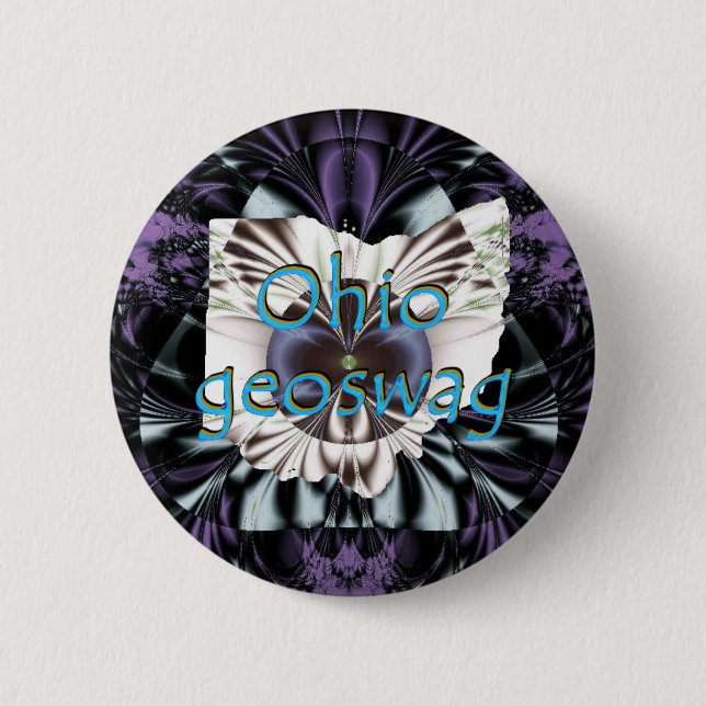 Skatt för Ohio Geoswag bylteGeocaching gåvor Knapp (Framsida)