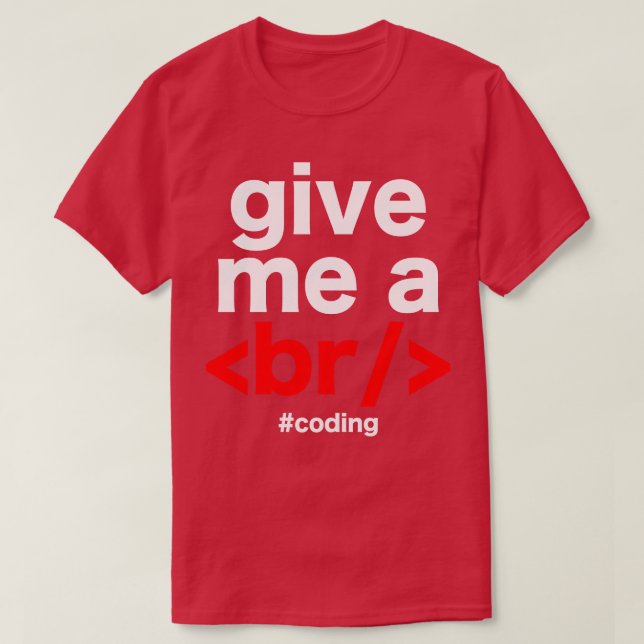 Skatt för programvarukodning t shirt (Design framsida)
