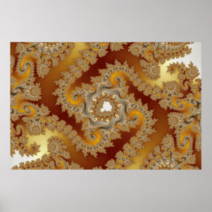 Skatt - Fractalaffisch Poster
