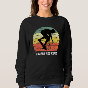 Skatt inte Hate Pro Skateboarders Sunset Longboard T Shirt