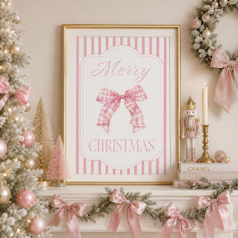 Skatt Jul Rosa Band Plakat Poster