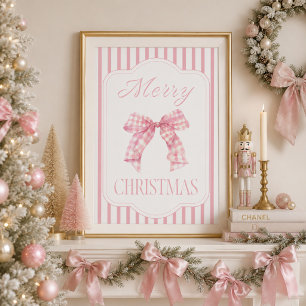 Skatt Jul Rosa Band Plakat Poster