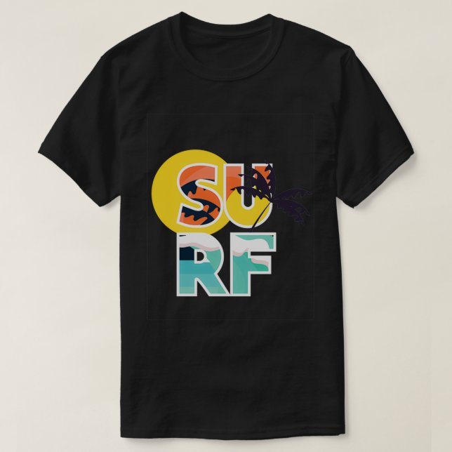Skatt och Surfa på StreetBoardBodyboardingSurfe T Shirt (Design framsida)