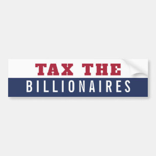 Skatt på Billionaires Bildekal