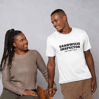 Skatt på ost för Funny Sandwich-inspektör T Shirt