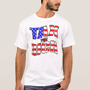 Skatt på Riken w/American Flagga Shirt T-shirt