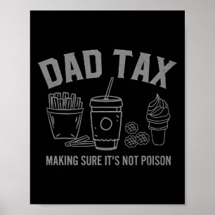 Skatt Skapar att det inte är Poison Fars dag Pappa Poster