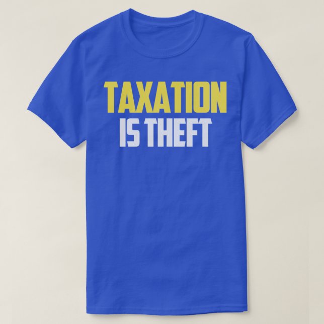 skatt stöld1 t shirt (Design framsida)