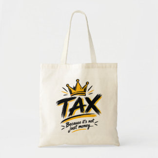 Skatt t-shirt design tygkasse