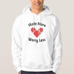 Skatta mer oroligt mindre - roligt med att skaka hoodie