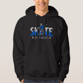 Skatta tag på den och rippa den med Skeleton Skate Hoodie