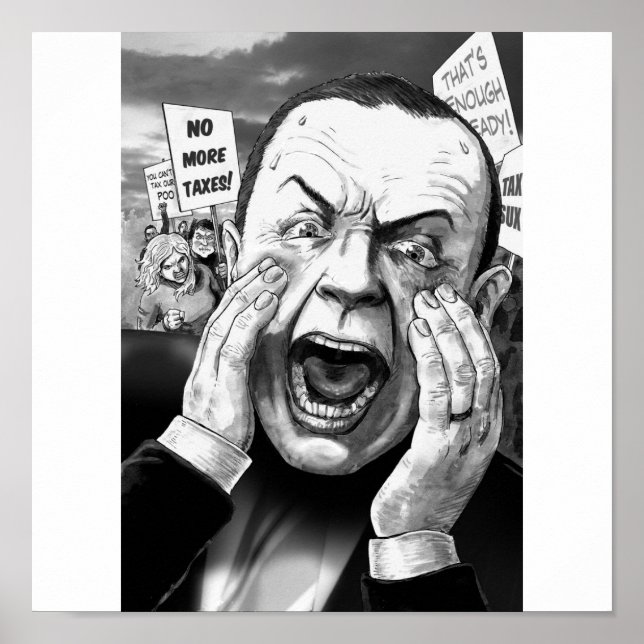 Skattad till döden poster (Framsidan)