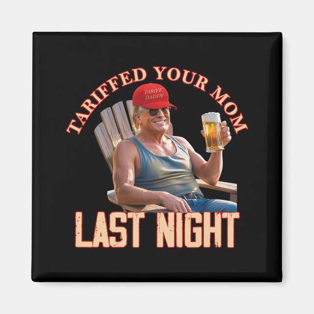 Skattat din Mamma-pappa-trumma Magnet (Framsidan)