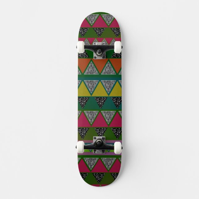 Skattavla för stamutskrift mini skateboard bräda 18,5 cm (Framsida)