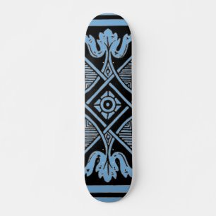 Skattbord för blommigt mini skateboard bräda 18,5 cm