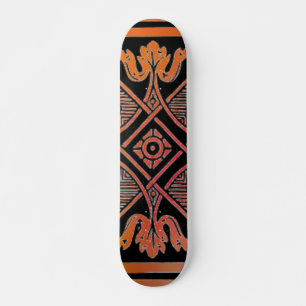 Skattbord för blommigt old school skateboard bräda 18 cm