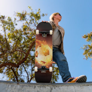 Skattbord för fotboll mini skateboard bräda 18,5 cm