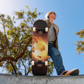Skattbord för fotboll mini skateboard bräda 18,5 cm