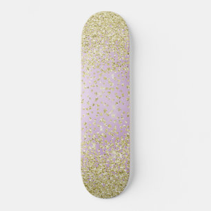 Skattbord för Rosa Gnistra Glitter Mini Skateboard Bräda 18,5 Cm