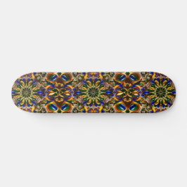 Skattbord med brasiliansk Färg-design Mini Skateboard Bräda 18,5 Cm