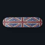 Skattbord med brittisk Färg-design Mini Skateboard Bräda 18,5 Cm<br><div class="desc">Vänd huvudena i skateparken med vår eleganta skateboard med British färg och en modern ädelsten som glittrar Union Jack-design! Denna skateboard kombinerar högpresterande funktioner med konstnärligt smak och visar en djärv Union Jack med haltande ädelstenar och sjudande British färg. Den moderna designen firar inte bara det brittiska arvet utan tillför...</div>