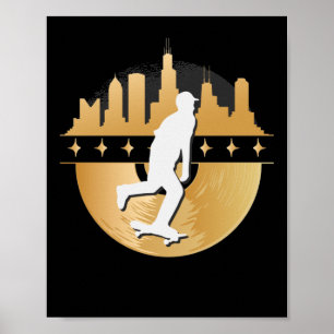 Skattbord, stadsmiljö och livsstil poster