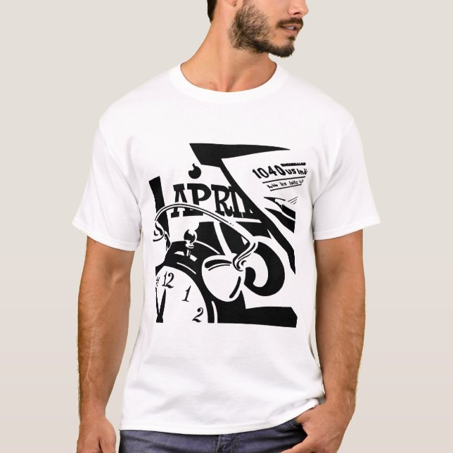 Skattdagen bildar skjortan för 1040 T Tee Shirt (Framsida)