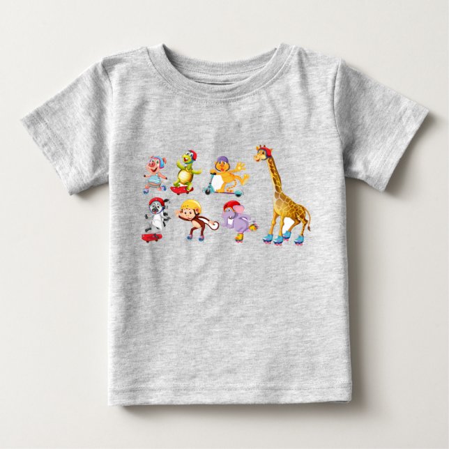 Skattdjur Baby Bra Jersey T-shirt (Framsida)