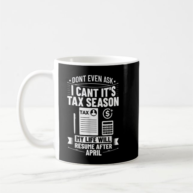 Skattebetalare i Humor kan inte betala skatt. Kaffemugg (Vänster)
