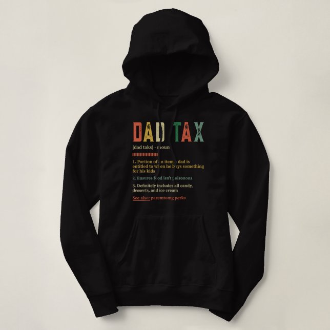 Skattedefinition Far för den funktionella Sarcasti T Shirt (Design framsida)